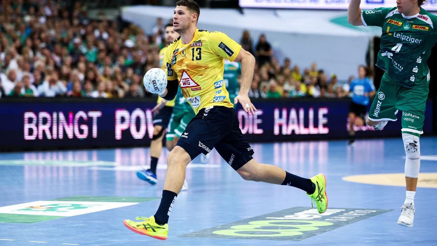 Sebastian Heymann wechselt von den Rhein-Neckar Löwen nach Hannover. (Archivbild) Foto: Jan Woitas/dpa