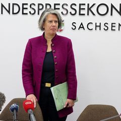 Innenministerin Tamara Zieschang (CDU) in der Landespressekonferenz im Landtag. (Archivbild) Foto: Peter Gercke/dpa