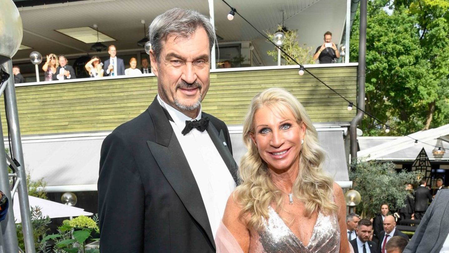 Markus Söder und seine Ehefrau Karin halten ihre Ehe meistens privat.