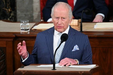 König Charles III. vor dem US-Kongress