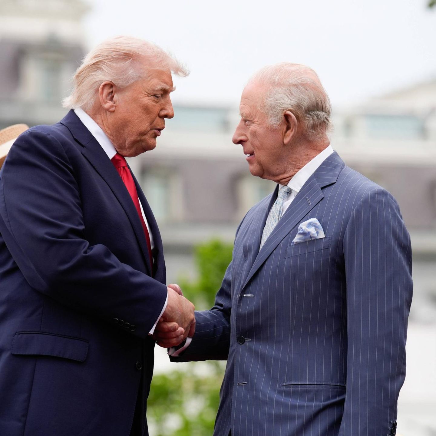 Einer ist König, der andere wäre es gern: Donald Trump und King Charles III.