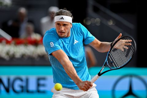 Alexander Zverev erreicht in Madrid das Viertelfinale. Foto: Oscar Manuel Sanchez/ZUMA Press Wire/dpa