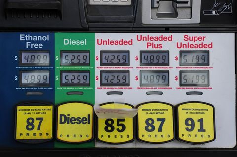 Spritpreise: Tankstelle in den USA