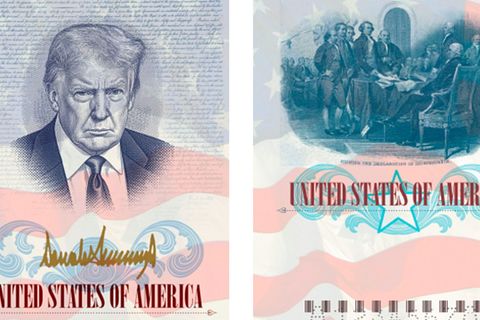 Das Abbild des US-Präsidenten wird bald auf der Innenseite einer Sonderausgabe amerikanischer Reisepässe zu sehen sein. Foto: Un