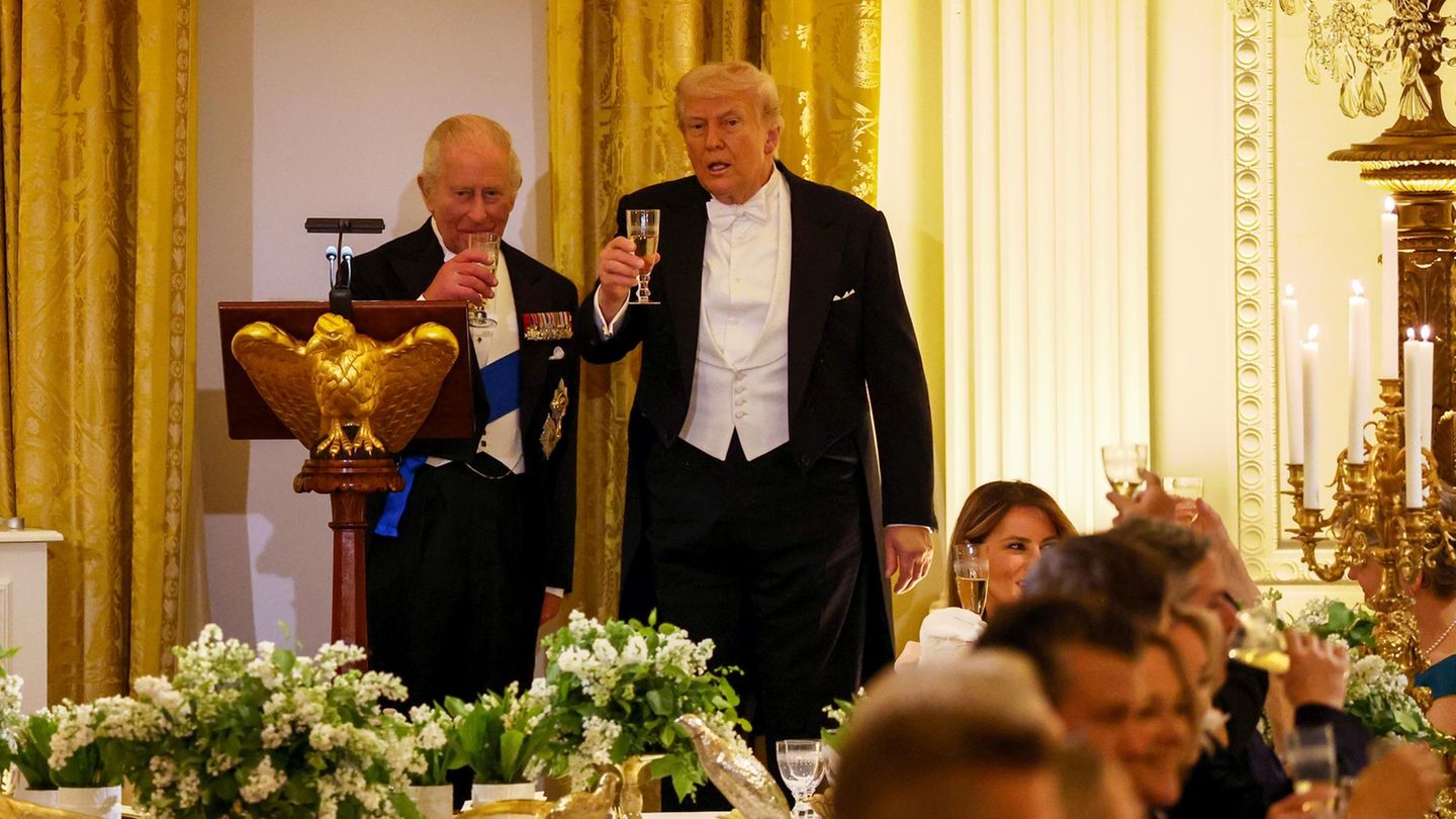 König Charles: Staatsbankett im Weißen Haus