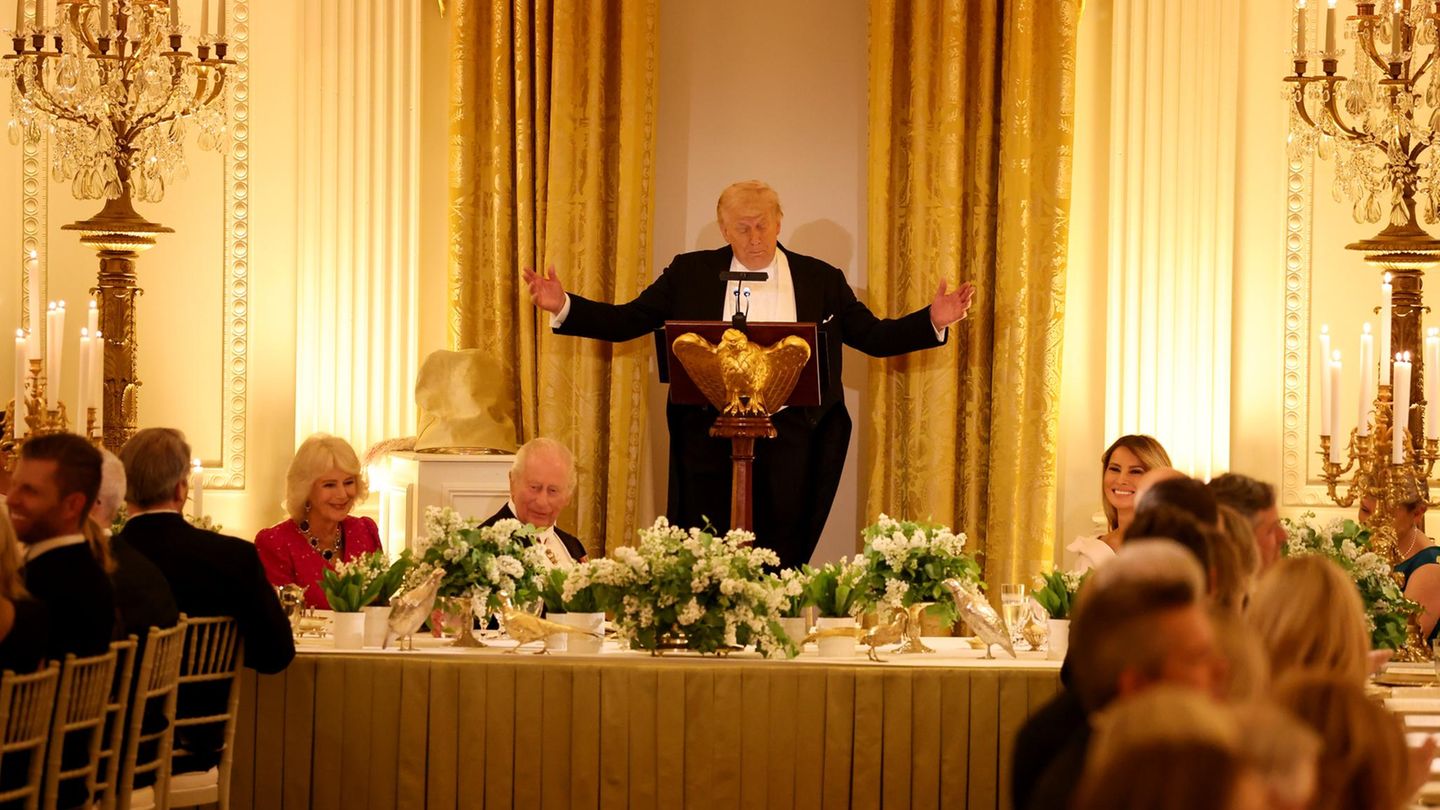 König Charles: Staatsbankett im Weißen Haus