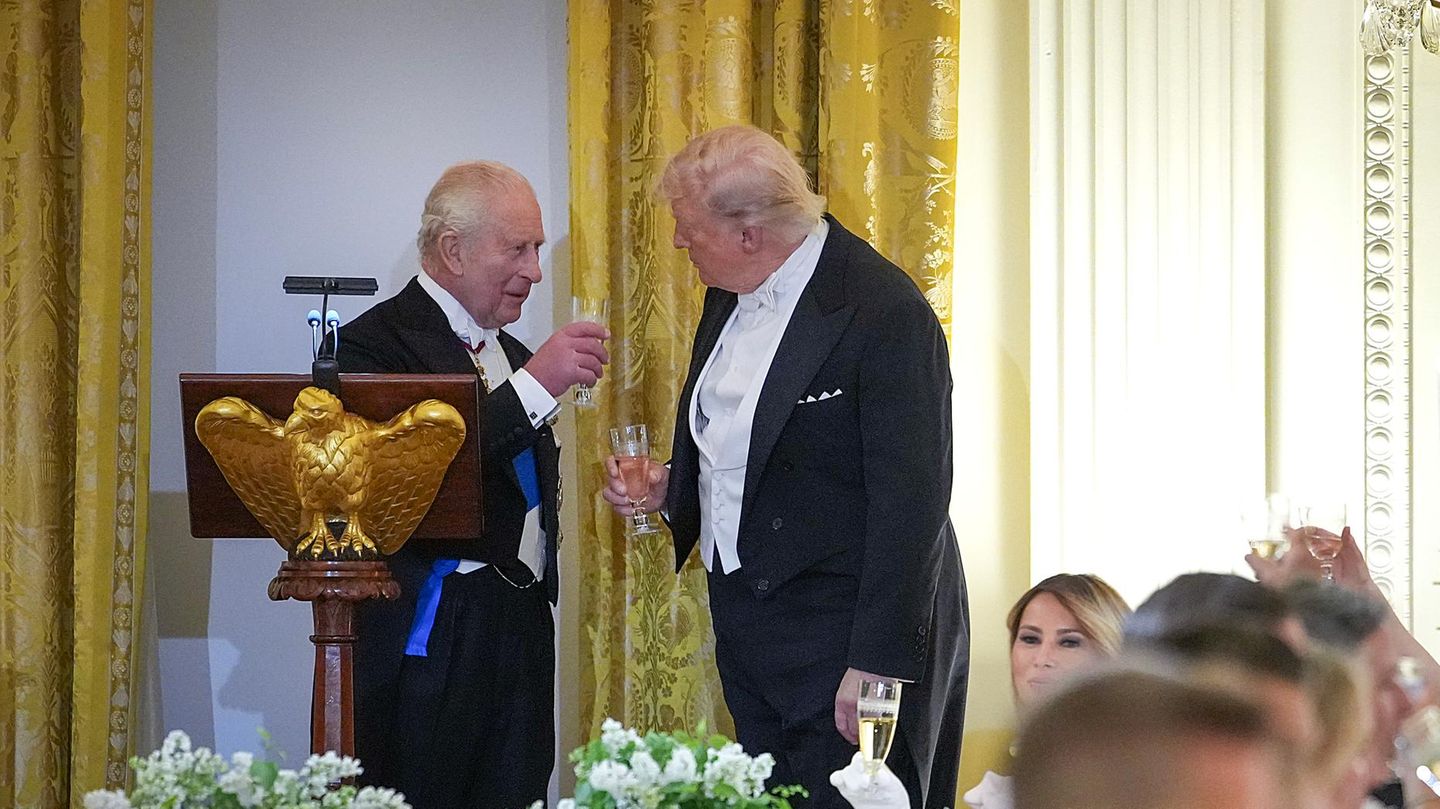 Royale Reise: König Charles beim Staatsbankett im Weißen Haus: Die Bilder des Abends