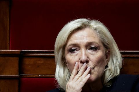 Le Pen im französischen Parlament
