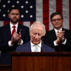 König Charles III. bei seiner Rede vor dem Kongress