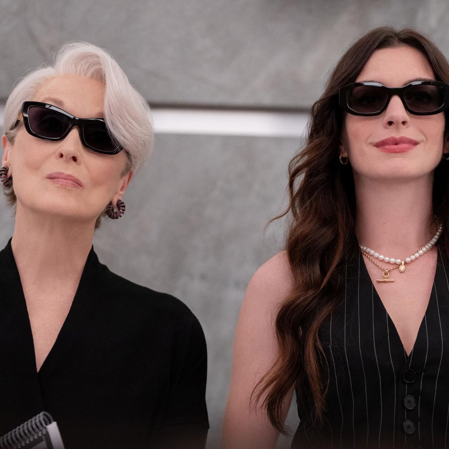 Szenenbild aus „Der Teufel trägt Prada 2“ mit Meryl Streep und Anne Hathaway