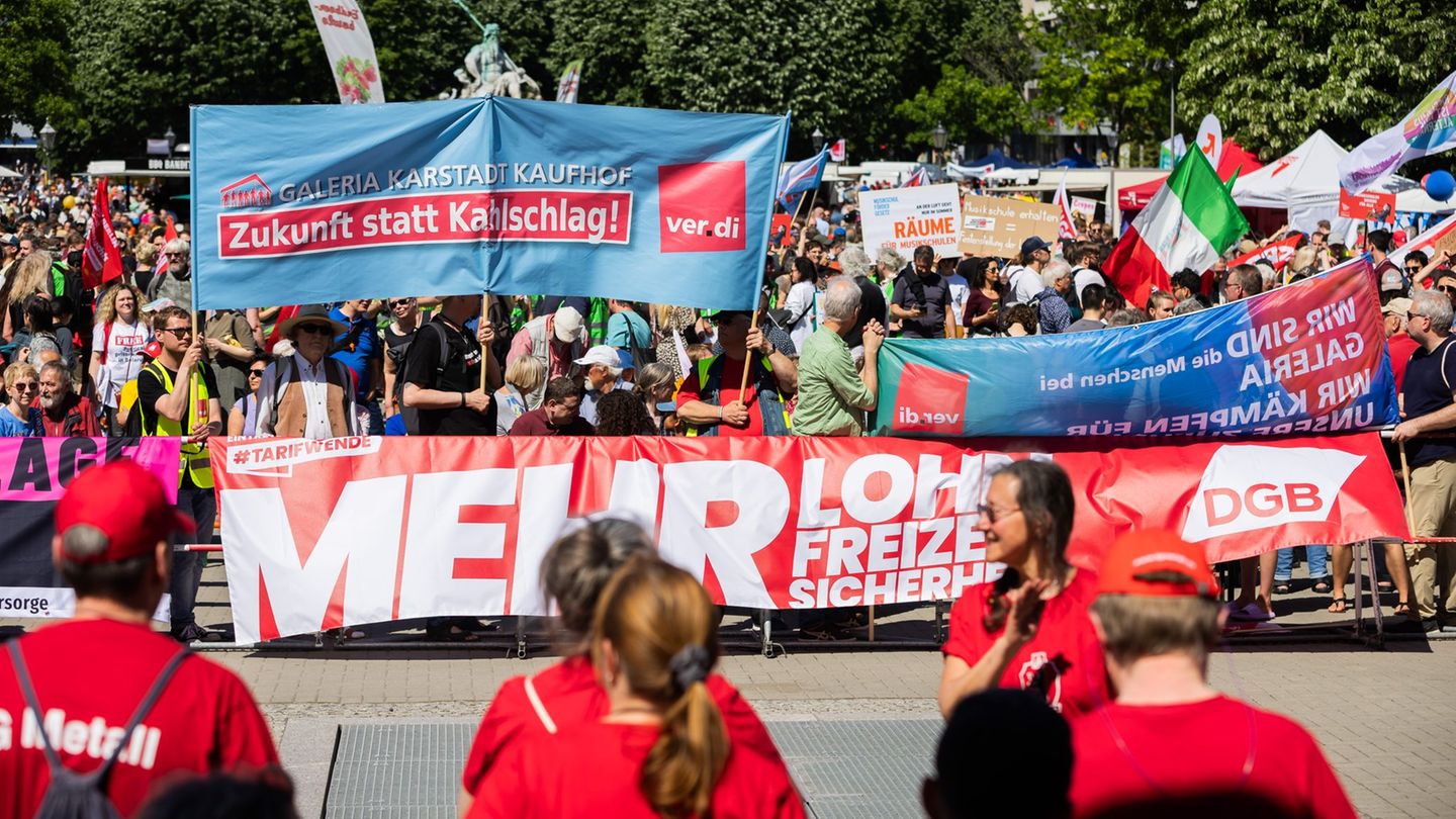Der DGB hat auch für dieses Jahr wieder zur Demonstration am 1. Mai, dem Internationalen Tag der Arbeit, in Berlin aufgerufen. (