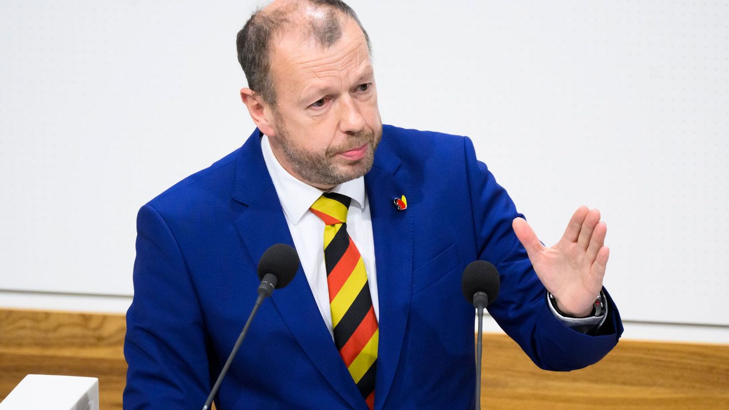 Stefan Marzischewski-Drewes zog 2022 als AfD-Spitzenkandidat in den niedersächsischen Landtag ein. (Archivbild) Foto: Julian Str