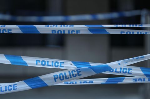 London: Absperrband der Polizei