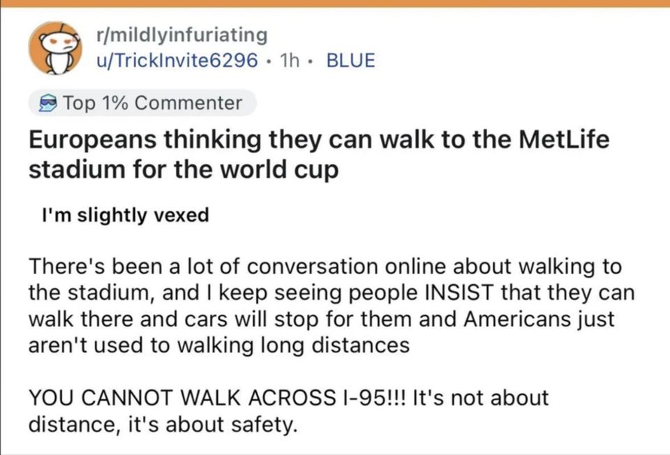 Fußball-WM in den USA: Amerikaner sind entsetzt über europäische Fans, die zu den Stadien laufen wollen