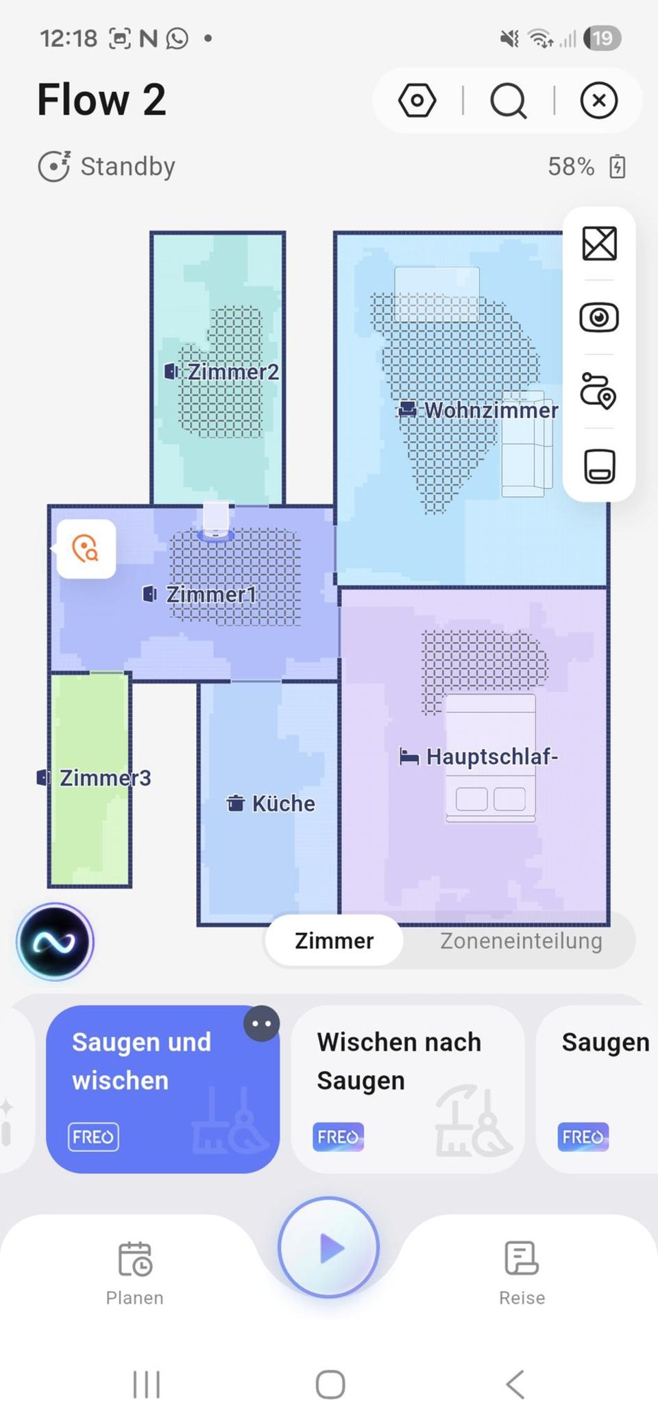 saug wisch roboter app