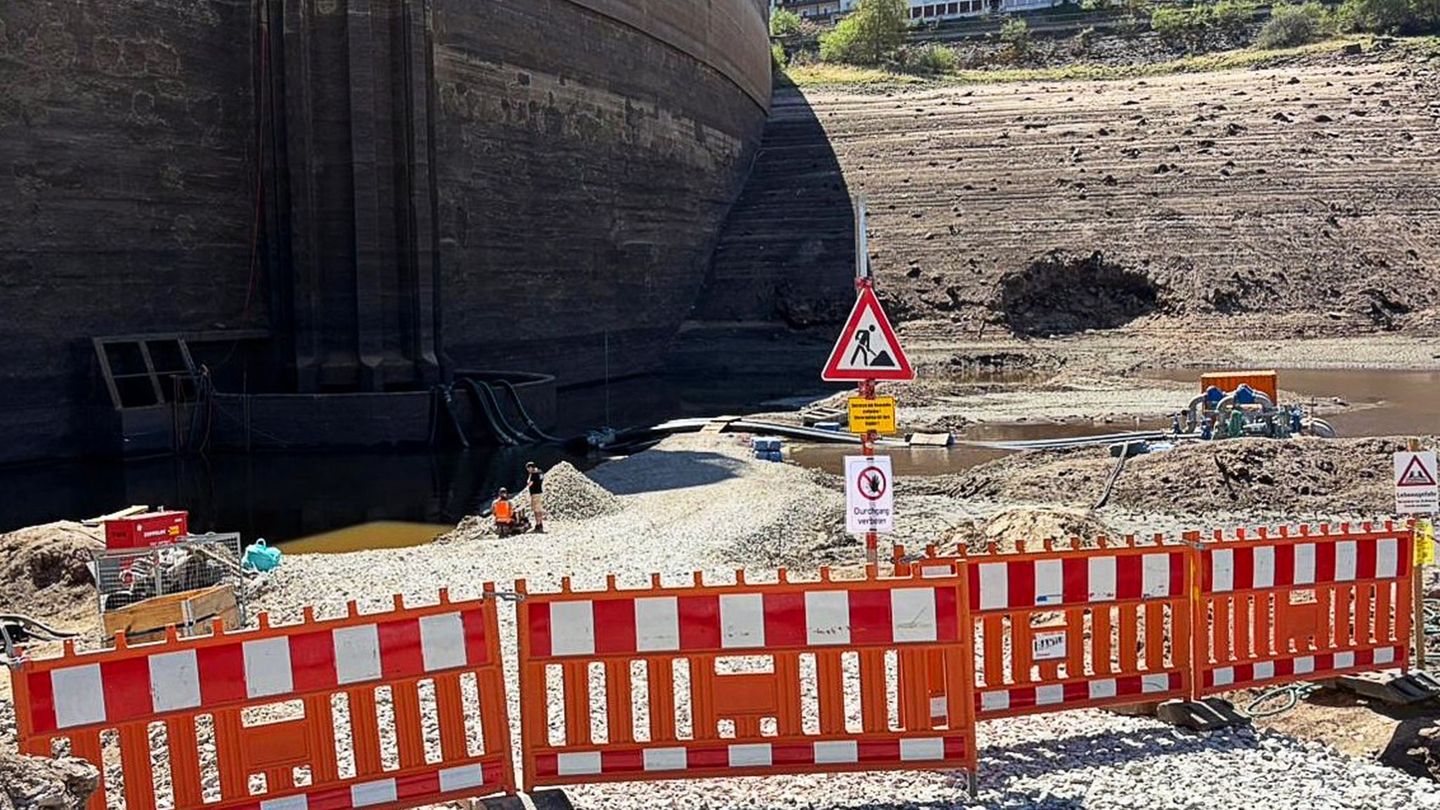 Schwarzenbach-Talsperre: EnBW warnt "zum Schutz von Leben" vor Betreten von Stausee