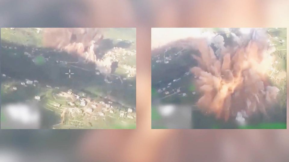 Libanon: Videos zeigen gewaltige Tunnel-Sprengungen