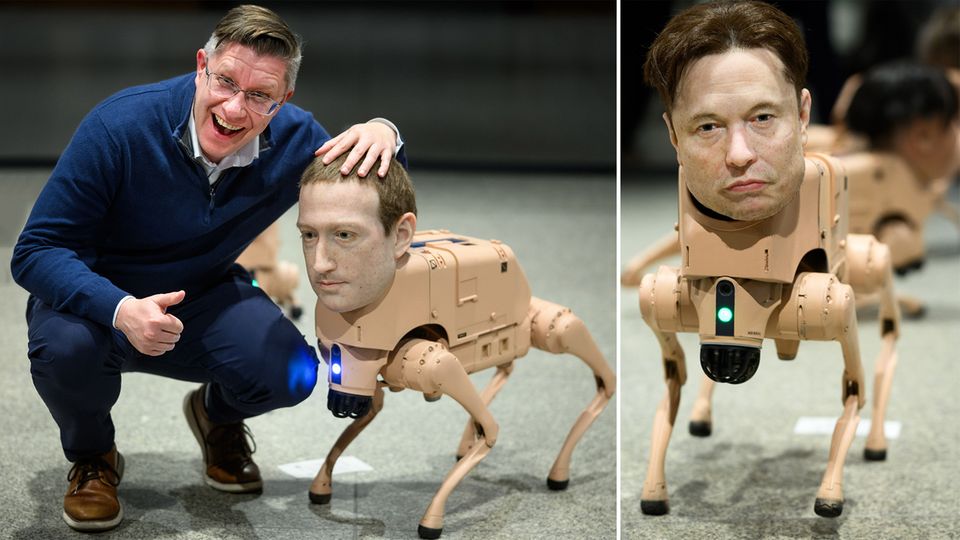 Roboterhunde halten Tech-Miliardären den Spiegel vor