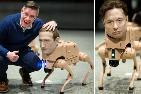 Roboterhunde halten Tech-Miliardären den Spiegel vor