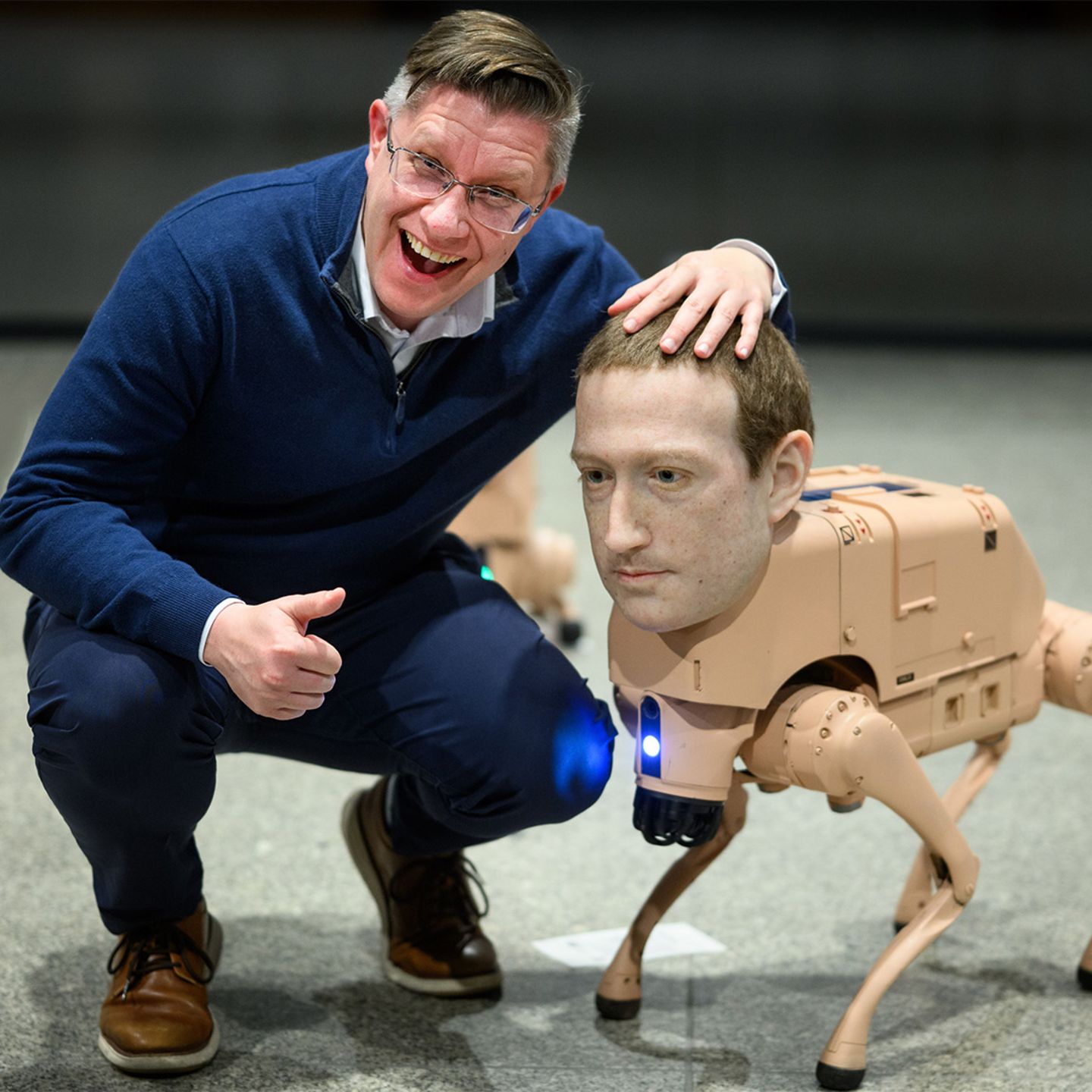 Roboterhunde halten Tech-Miliardären den Spiegel vor