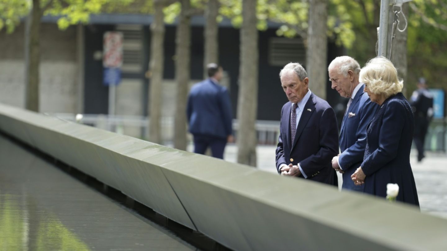 Ex-Bürgermeister Bloomberg (v.l.) mit Charles und Camilla