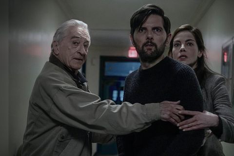 Robert De Niro, Adam Scott und Michelle Monaghan in "The Whisper Man".