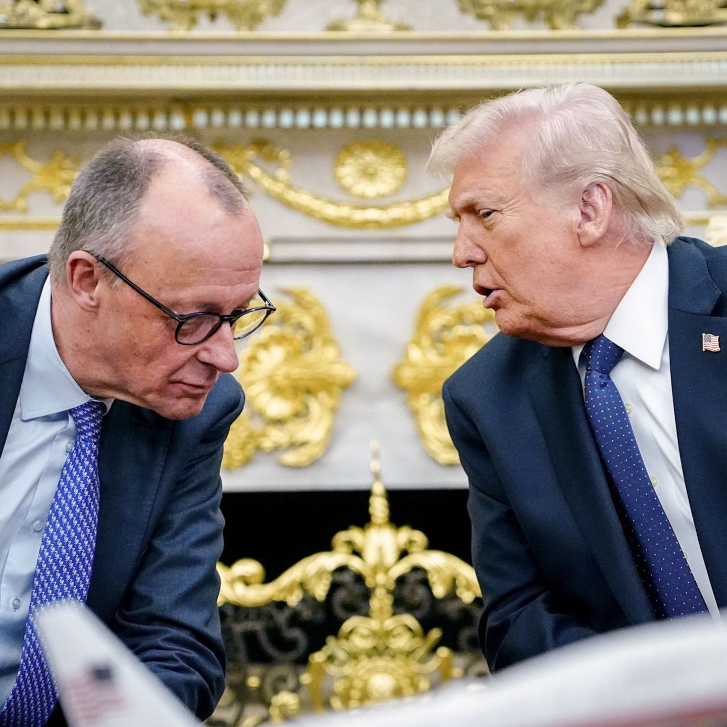 Donald Trump und Friedrich Merz