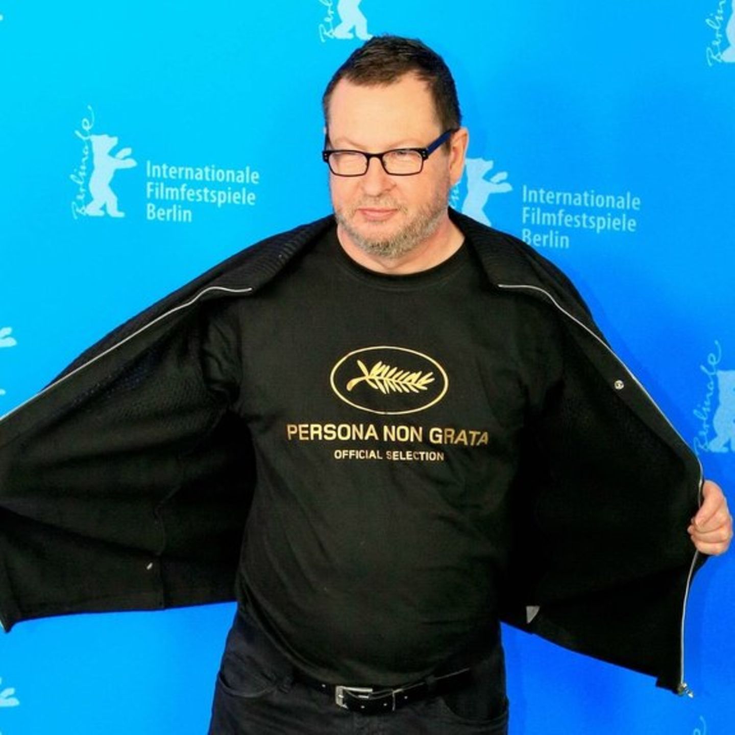 Lange Zeit "Persona Non Grata" in Cannes und sichtlich stolz darauf: Filmemacher Lars von Trier.