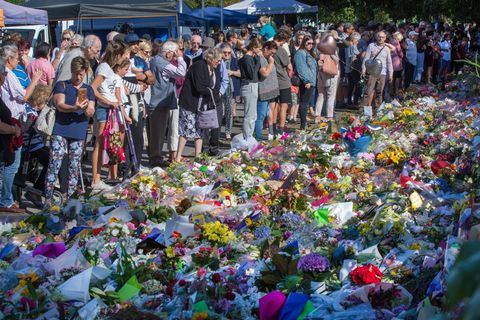 Bei dem rassistisch motivierten Anschlag in Christchurch starben 51 Menschen. (Archivbild) Foto: David Alexander/SNPA/AAP/dpa