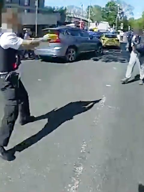 Bodycam-Aufnahme zeigt Festnahme des Angreifers in London