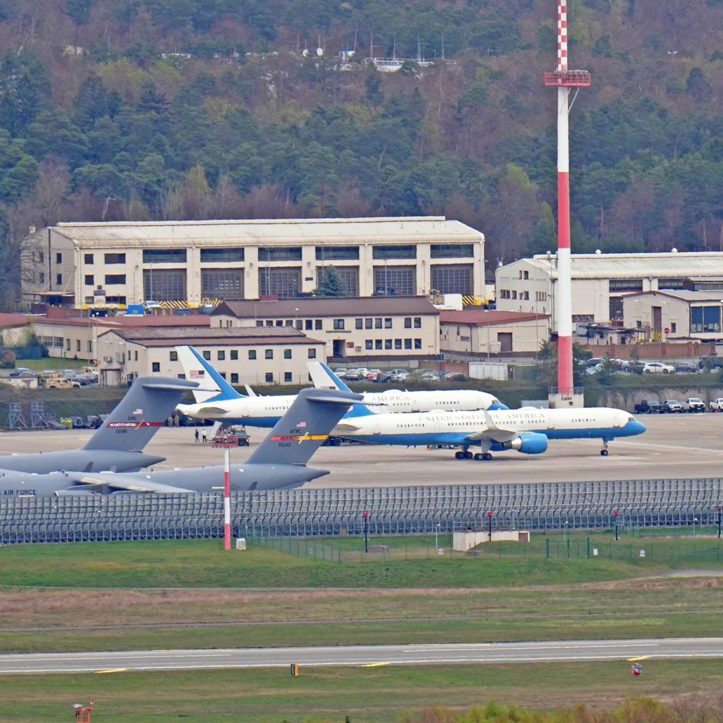 Irankrieg: Der Luftwaffenstützpunkt Ramstein bei Kaiserslautern