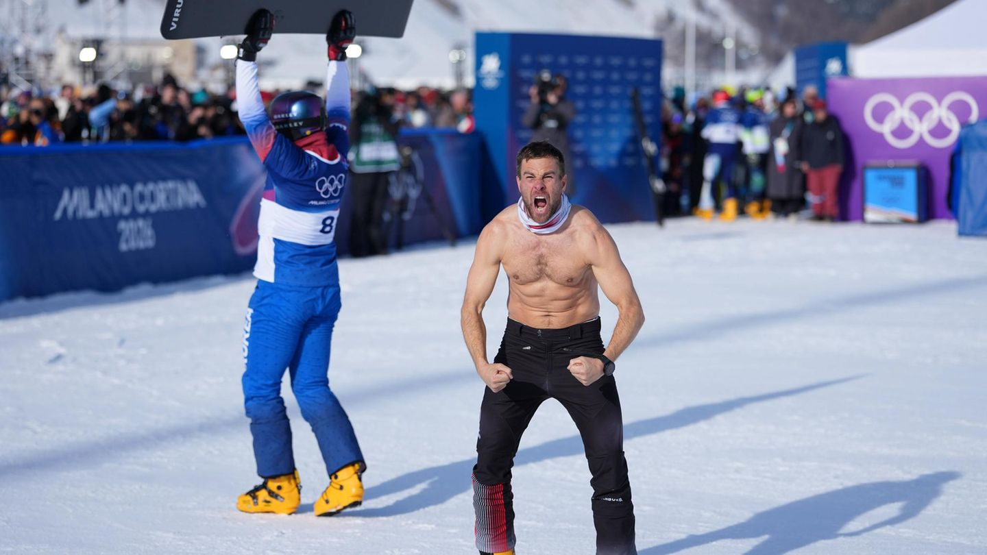 Benjamin Karl jubelt nach dem Sieg