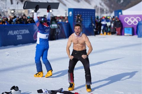 Benjamin Karl jubelt nach dem Sieg