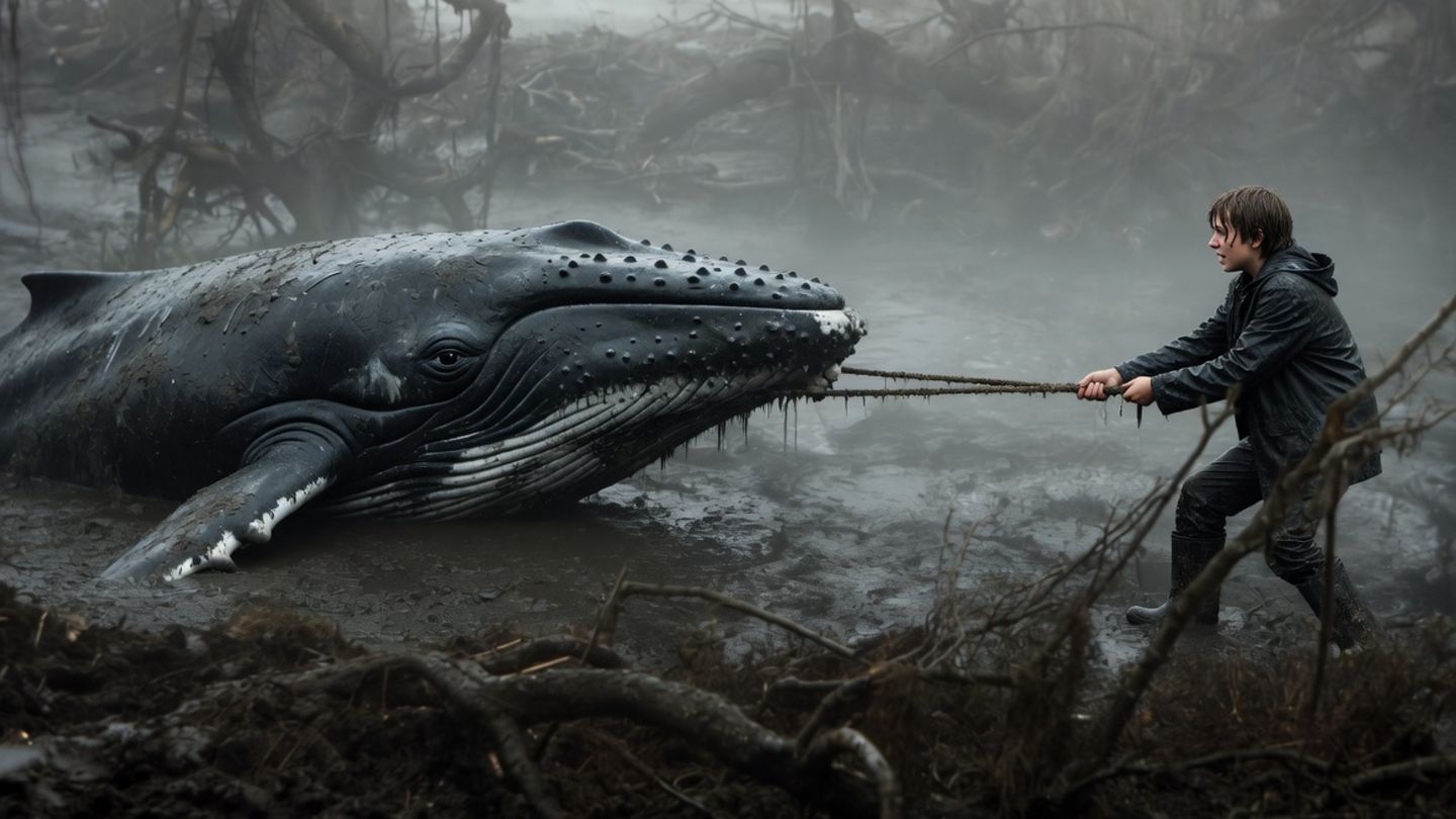 In Deutschland bewegte die Rettung des Wales Timmy (oder Hope) die Menschen. Auch die Meme-Kreatoren.