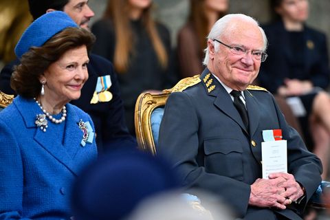 Zu Ehren von Carl Gustaf gab es einen Gottesdienst in der Schlosskirche. Foto: Anders Wiklund/TT News Agency/AP/dpa