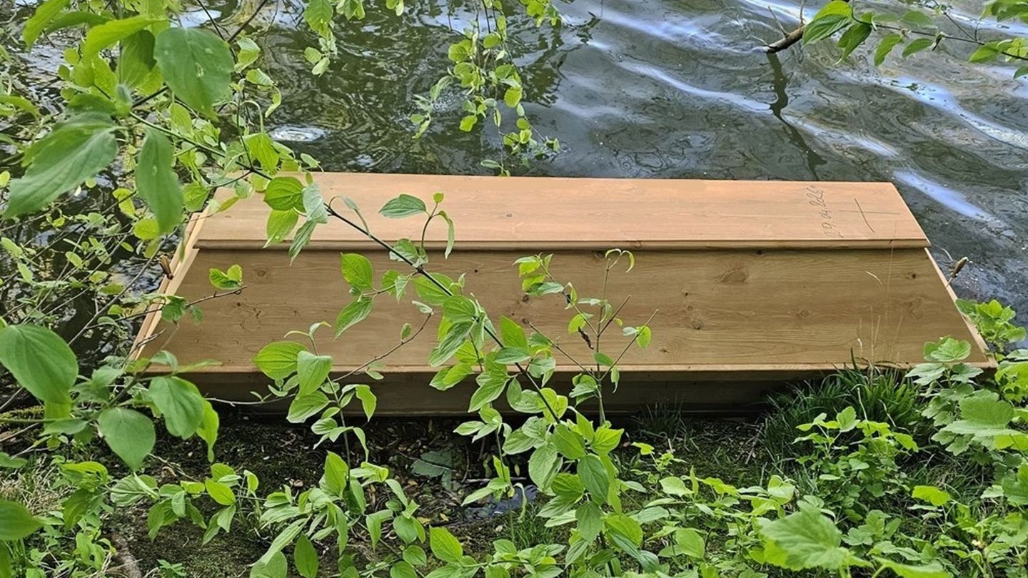 Der Fund gab der Polizei Rätsel auf. Foto: Privat/Polizeipräsidium Südosthessen/dpa