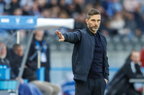 Hertha-Trainer Stefan Leitl fordert ein seriöses Saisonende. (Archivbild) Foto: Andreas Gora/dpa