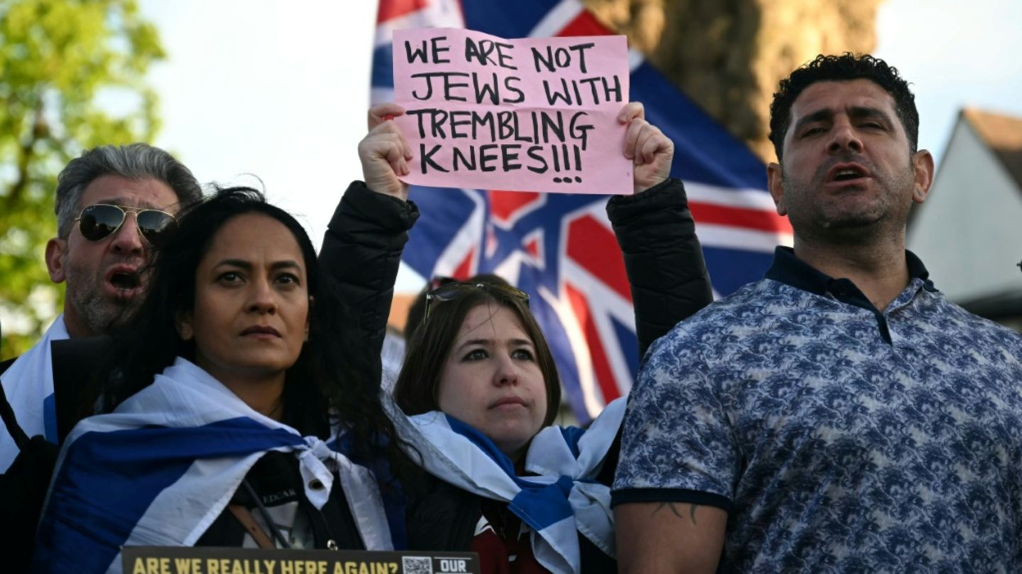 Protest in Golders Green gegen Anschläge