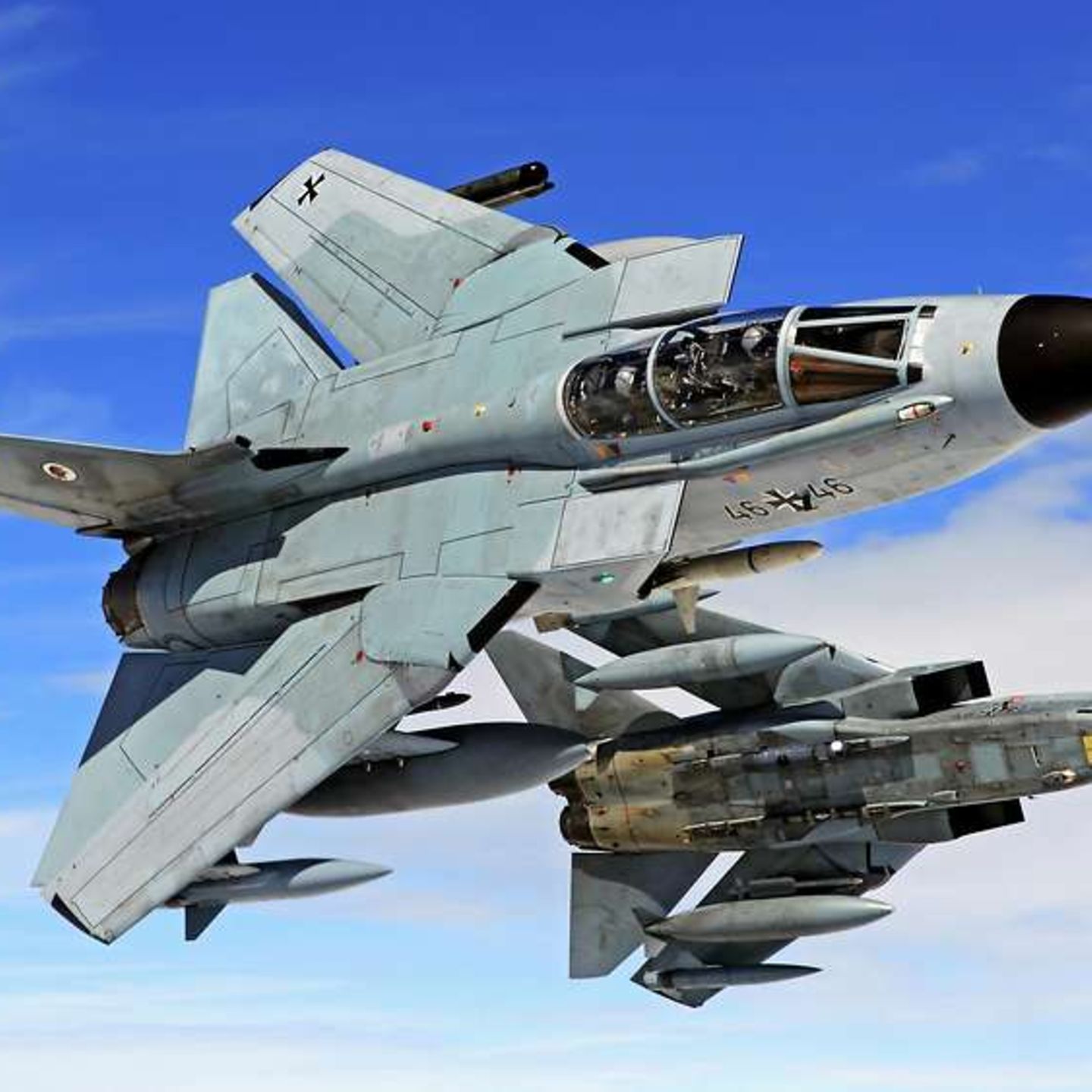 Zwei Panavia Tornade der Bundeswehr im Flug