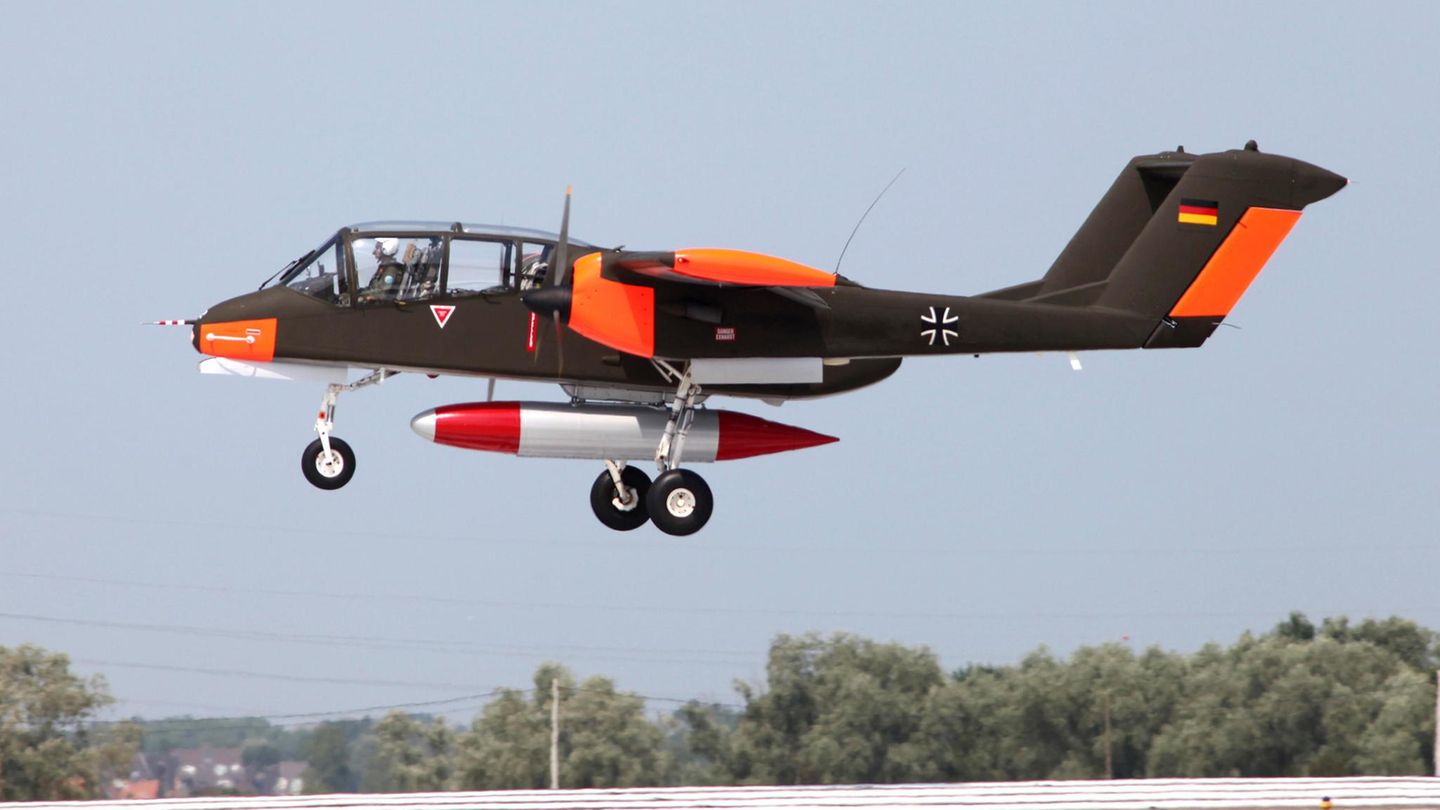 Eine OV-10 Bronco in den Farben der Bundeswehr