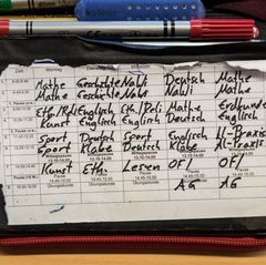 Wie der Stundenplan in der fünften Klasse aussieht, hängt von der Schulform ab - und die wiederum vom Übertrittszeugnis. (Symbol