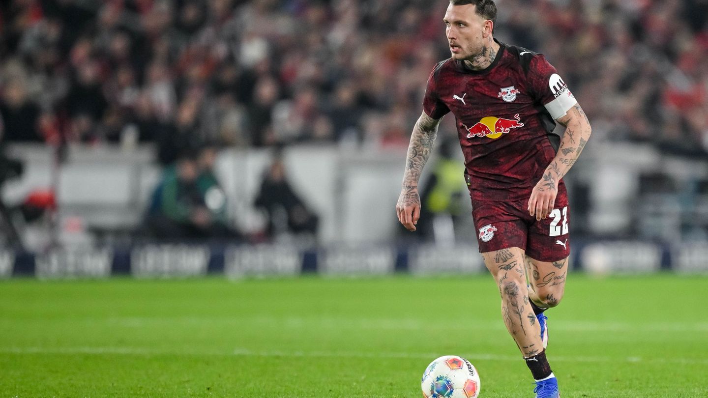 Comeback in Leverkusen: Leipzig kann wieder auf Kapitän Raum setzen. (Archivbild) Foto: Harry Langer/dpa