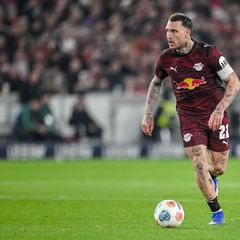 Comeback in Leverkusen: Leipzig kann wieder auf Kapitän Raum setzen. (Archivbild) Foto: Harry Langer/dpa