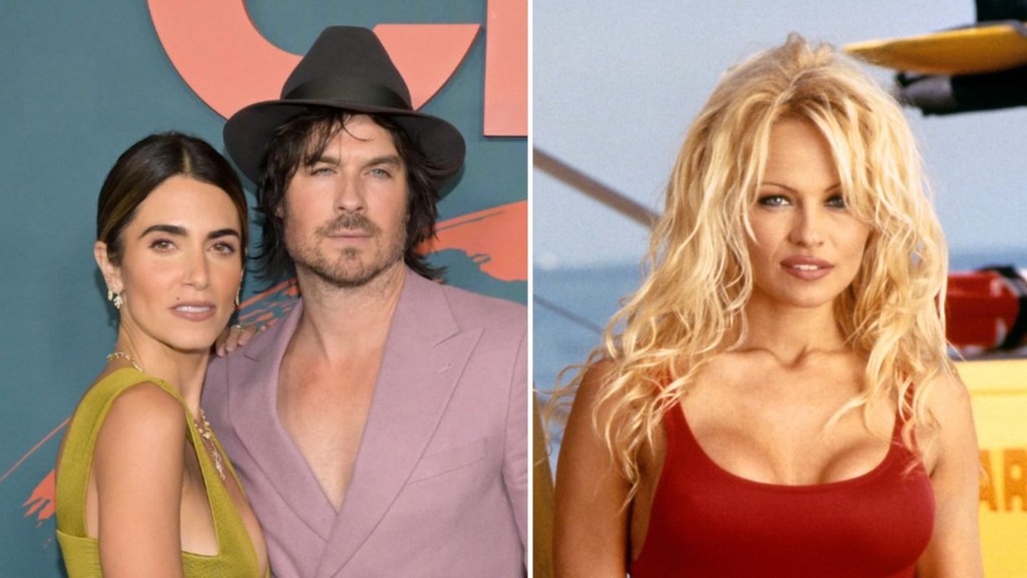 Waren wegen finanzieller Probleme in den Schlagzeilen: Ian Somerhalder mit seiner Partnerin Nikki Reed und Pamela Anderson.