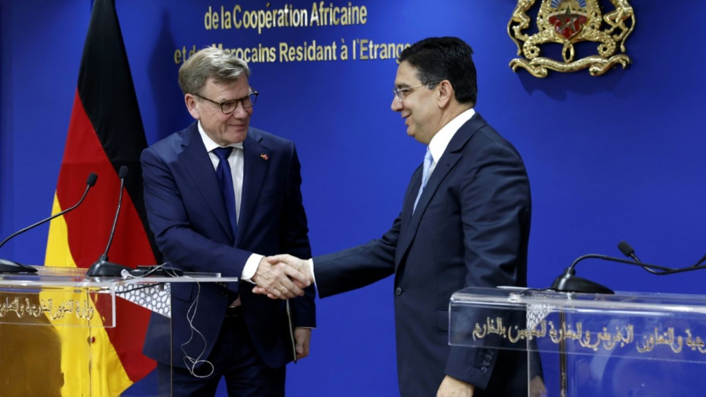 Wadephul (l.) und Bourita