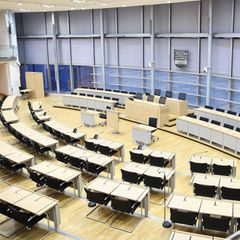 Schauplatz der Demokratie: Der Plenarsaal des Magdeburger Landtags