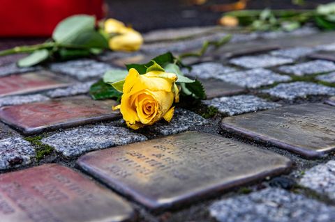 In Göttingen haben Unbekannte mehrere Stolpersteine beschmiert und unleserlich gemacht. (Symbolbild) Foto: Sascha Lotz/dpa