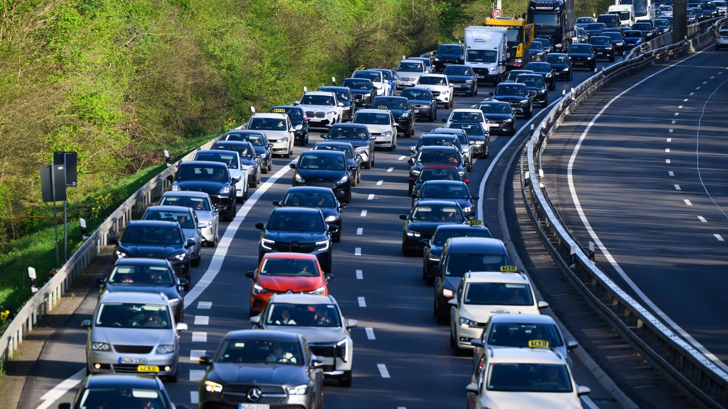 Autos auf der Autobahn