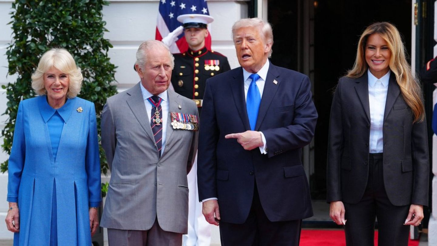 König Charles und Königin Camilla haben sich vor dem Weißen Haus von Donald und Melania Trump verabschiedet.