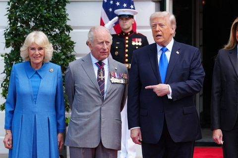 König Charles und Königin Camilla haben sich vor dem Weißen Haus von Donald und Melania Trump verabschiedet.